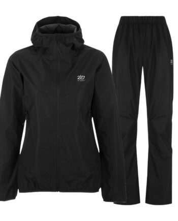 2117 Sweden Jacks Regnsæt Dame Sort