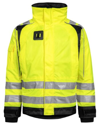 åndbar Vis Regnjakke Beregnet Til Klatrebrug Saturn Gul Sort