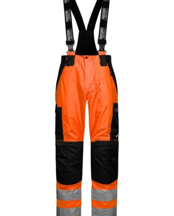 åndbare Vis Regnbukser Beregnet Til Klatrebrug Vis Orange Sort