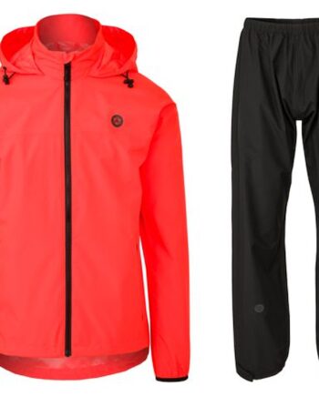Agu Essential Regnsæt Unisex Vis Neon Red