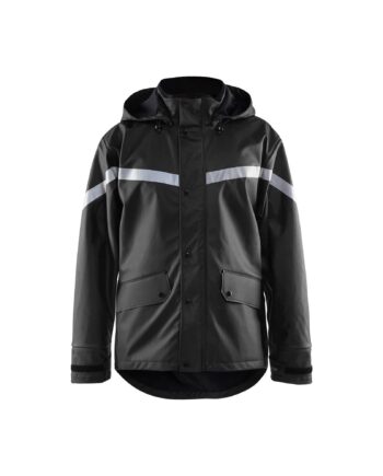 Blåklder 4305 Regnjakke Level Herre Sort