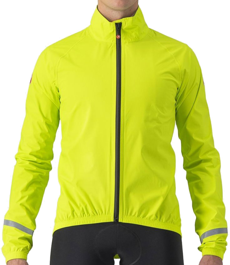 Castelli Emergency Rain Jacket Regnjakke Electric Lime