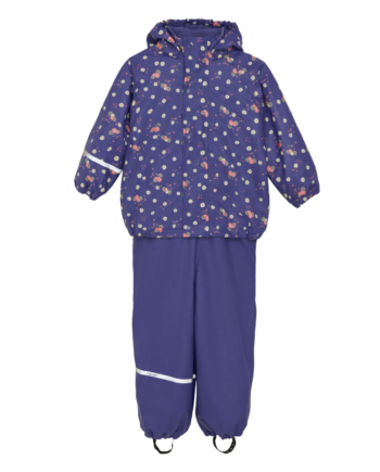 Celavi Børne Regnsæt Fleece Skipper Blue 120