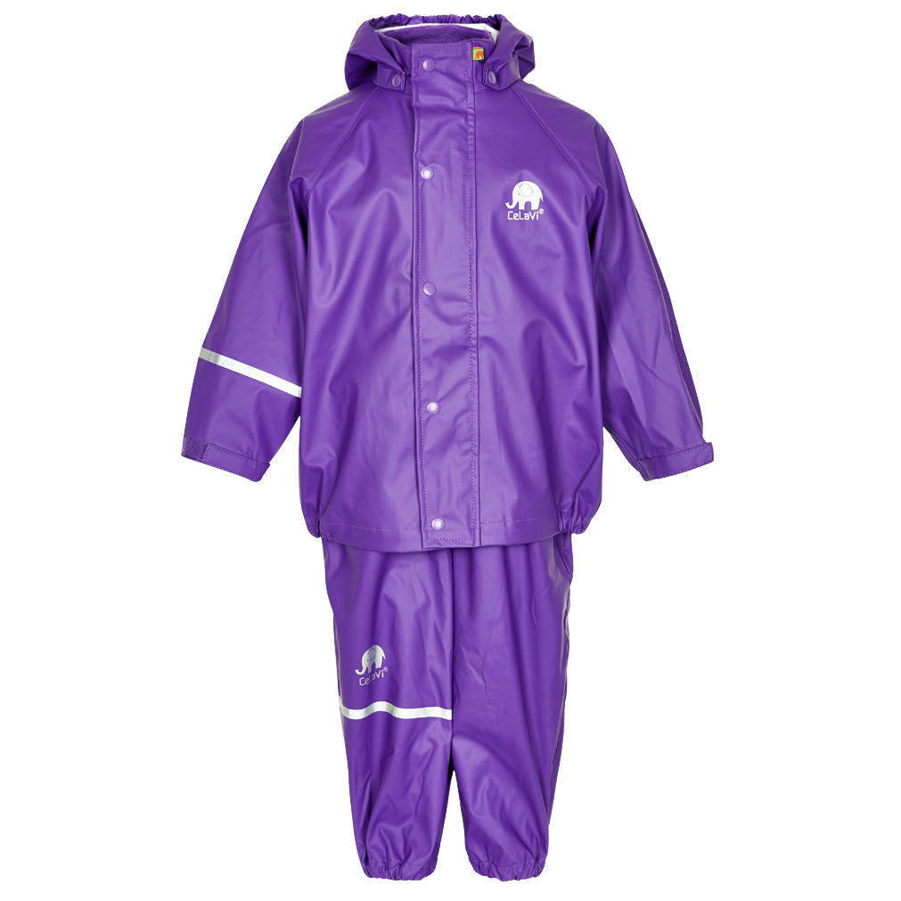 Celavi Børne Regnsæt Purple