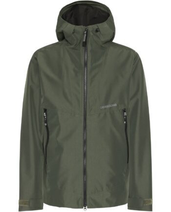 Didriksons Basil Regnjakke Herre Mørkegrøn