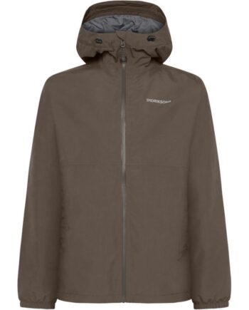 Didriksons Dario Regnjakke Herre Mørkebrun