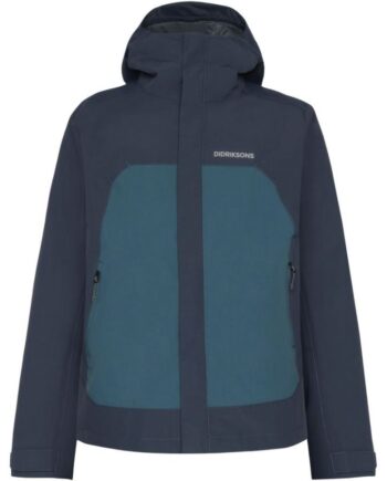 Didriksons Grit Regnjakke Herre Mørkeblå