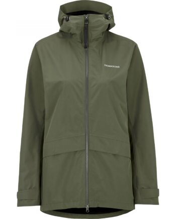 Didriksons Nordic Regnjakke Dame Mørkegrøn