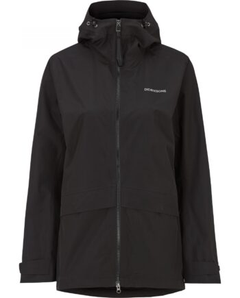 Didriksons Nordic Regnjakke Dame Sort