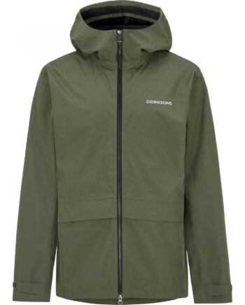 Didriksons Nordic Regnjakke Herre Mørkegrøn