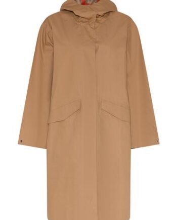 Etage Regnjakke Camelfarvet