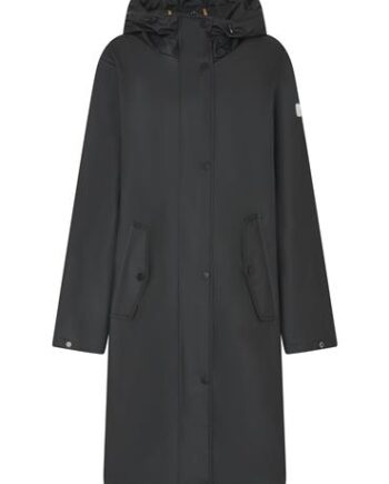 Etage Regnjakke Sort