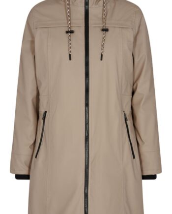 Freequent Jakke Rain Desert Taupe