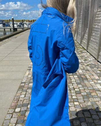 H2o Regnjakke Rømø Long Unisex Blue