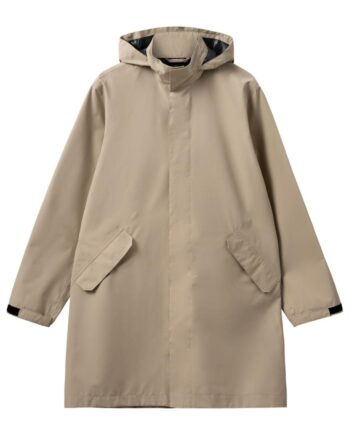 H2o Regnjakke Rømø Long Unisex Warm Grey