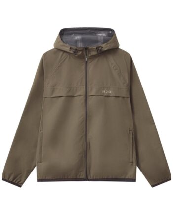 H2o Regnjakke Rømø Unisex Dusty Oak