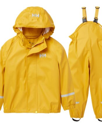 Helly Hansen Bergen Regnsæt Junior Gul