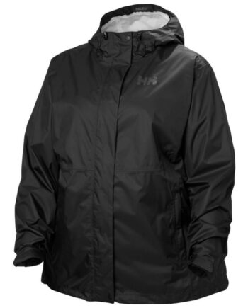 Helly Hansen Loke Plus Regnjakke Dame Sort