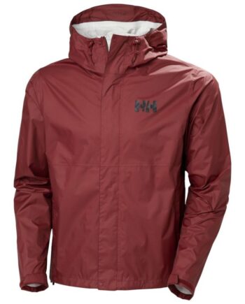 Helly Hansen Loke Regnjakke Herre Mørkerød