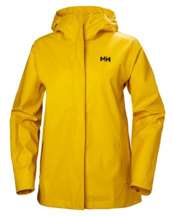 Helly Hansen Moss Regnjakke Dame Gul