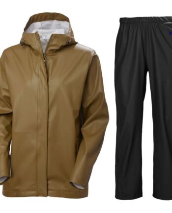 Helly Hansen Moss Regnsæt Dame Brun Sort