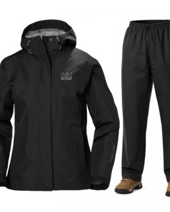 Helly Hansen Seven Rain Regnsæt Dame Sort