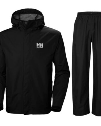 Helly Hansen Seven Rain Regnsæt Herre Sort
