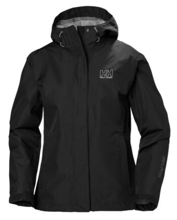 Helly Hansen Seven Regnjakke Dame Sort