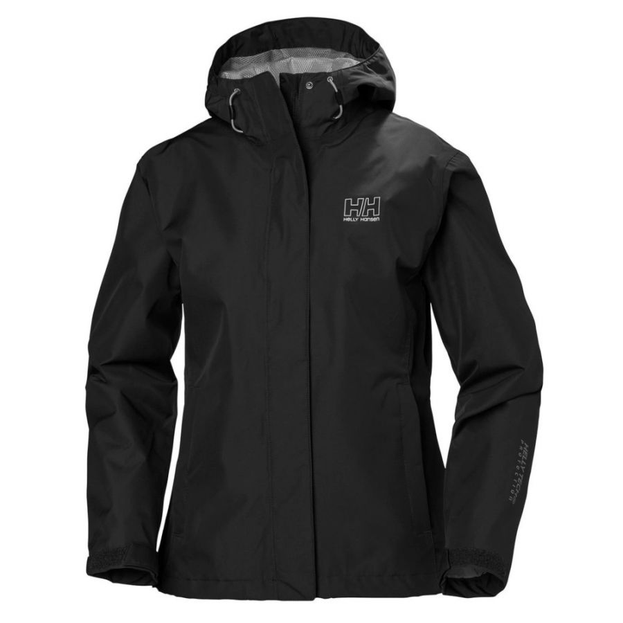 Helly Hansen Seven Regnjakke Dame Sort