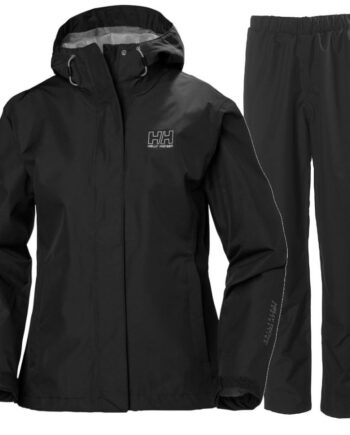 Helly Hansen Seven Regnsæt Dame Sort