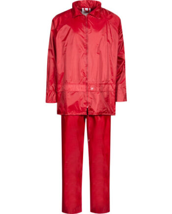 Lyngsøe Nylon Regnsæt Rød Str