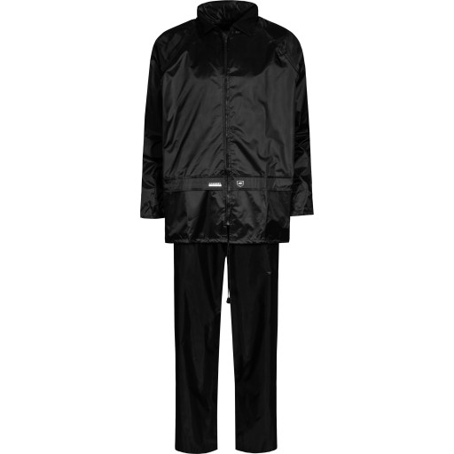 Lyngsøe Nylon Regnsæt Sort Str