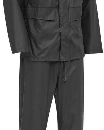 Regnsæt Jakke Taljebukser 0163124 Sort