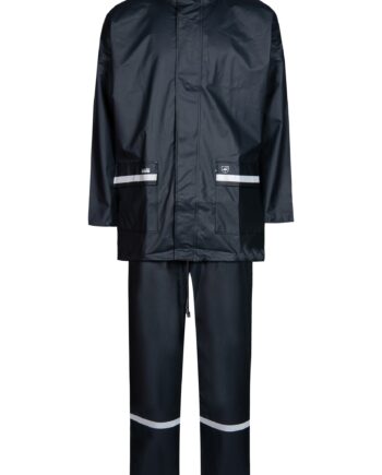 Regnsæt Med Jakke Bukser Kvalitet Navy