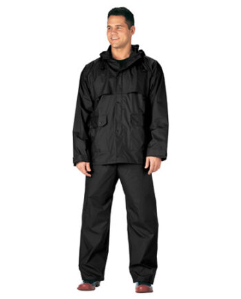 Rothco Microlite Pvc Regnsæt Sort