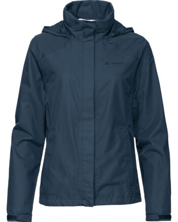 Vaude Escape Bike Light Jacket Regnjakke Dame Mørkeblå