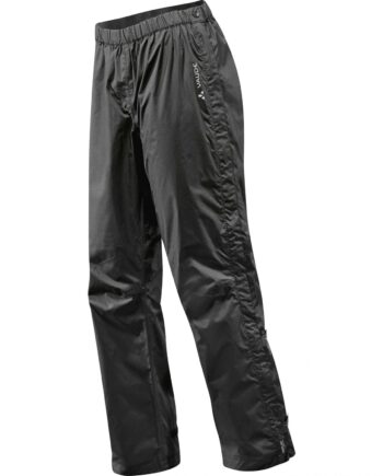 Vaude Fluid Full Zip Pants Regnbukser Dame Sort
