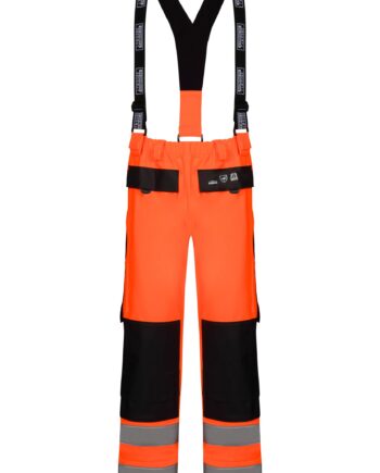 Vis Regnbukser Kraftig Pvc Kvalitet Vis Orange Navy