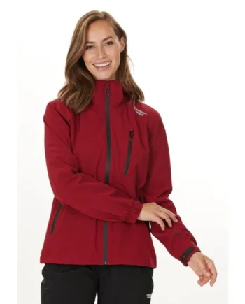 Weather Report Camelia Awg Regnjakke Dame 000mm Biking Red Regntøj Poncho