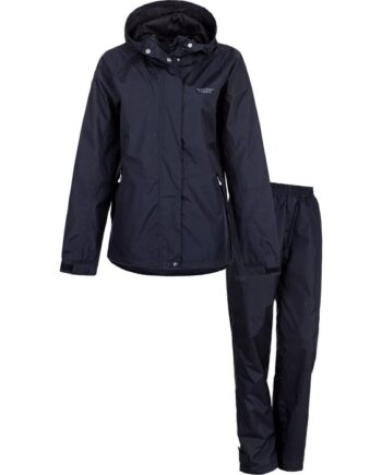 Weather Report Carlene Regnsæt Dame 000mm Black Regntøj Poncho