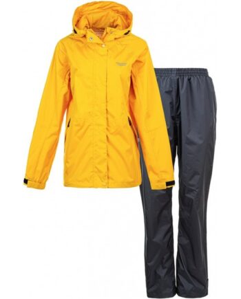 Weather Report Carlene Regnsæt Dame 000mm Golden Rod Gul Regntøj Poncho