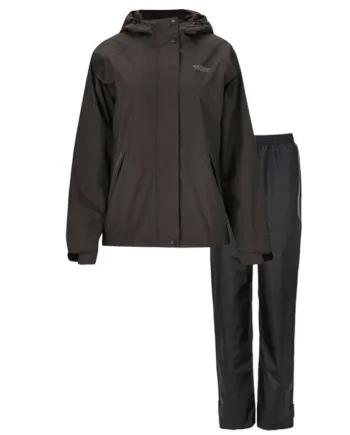 Weather Report Carlene Regnsæt Dame 000mm Shale Mud Regntøj Poncho