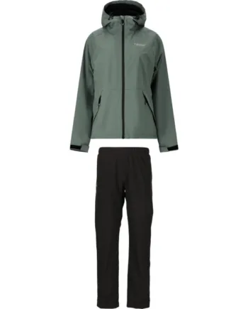 Weather Report Gust Kvinder Damer Regnsæt 000mm Balsam Green Regntøj Poncho