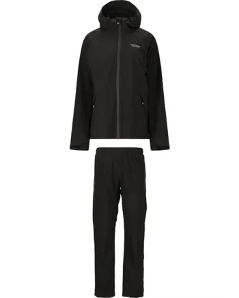 Weather Report Gust Kvinder Damer Regnsæt 000mm Black Regntøj Poncho