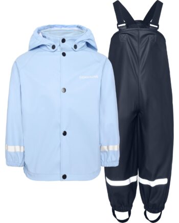 Didriksons Slaskeman Regnsæt Junior Lyseblå