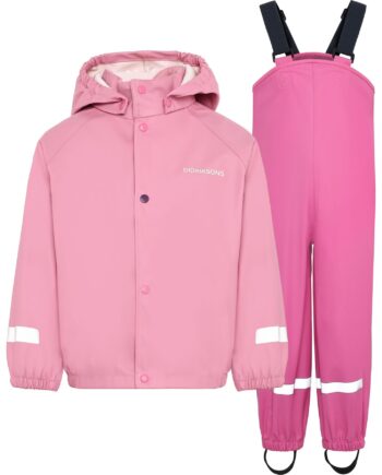 Didriksons Slaskeman Regnsæt Junior Lyserød