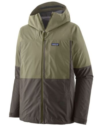 Patagonia Boulder Fork Regnjakke Forge Grey River Rock Green