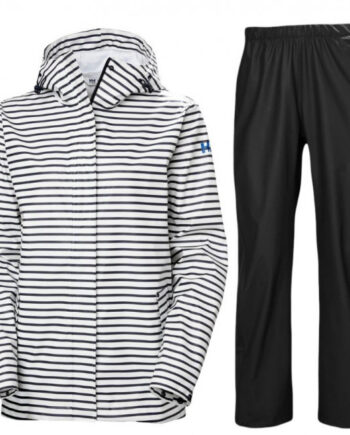 Helly Hansen Moss Regnsæt Dame Hvid Sort