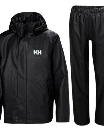 Helly Hansen Moss Regnsæt Junior Sort