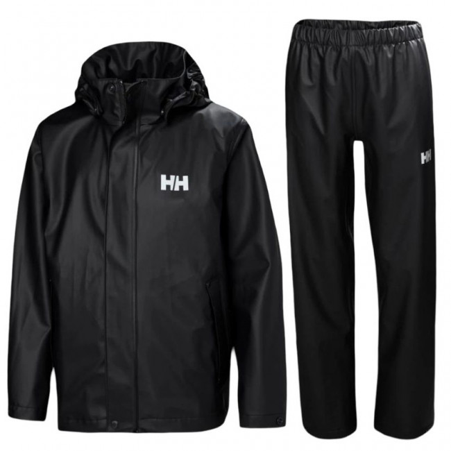 Helly Hansen Moss Regnsæt Junior Sort